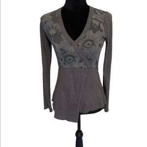 Sandwich brand Knit Three-Quarter Sleeve Top